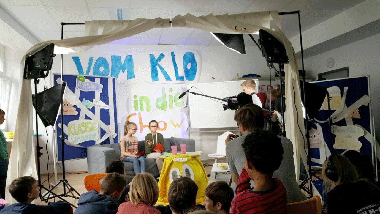 Kinder der Schule Treptow